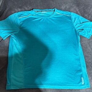 Reebok Men's Aqua Shirt-has stain